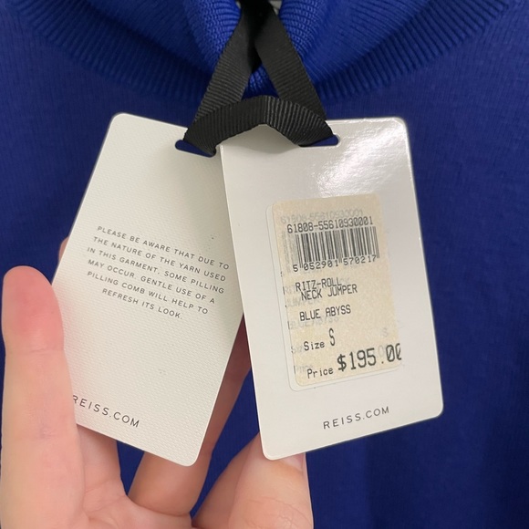 NWT Reiss Women’s Wool Turtleneck Sweater - Picture 5 of 7